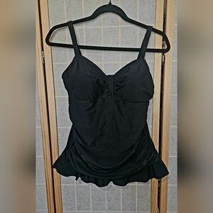 Elegant Black Women's Tankini Size XL or 12